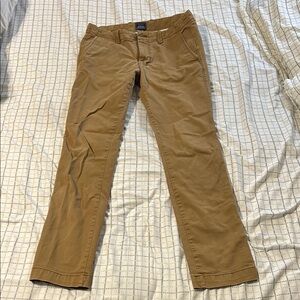 Men's Gap Khakis Tan Pants - Lived in Skinny Stretch 30x32